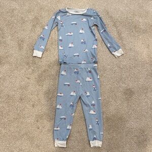 Magnetic Me Blue Pajama Set with Playful Print